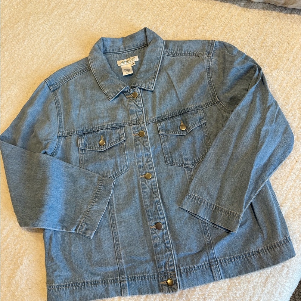 Coldwater Creek Light Blue Tencel Jacket